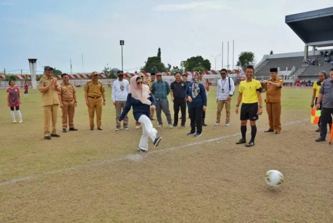 Turnamen Sepak Bola Wanita Provinsi Bengkulu Resmi Dibuka