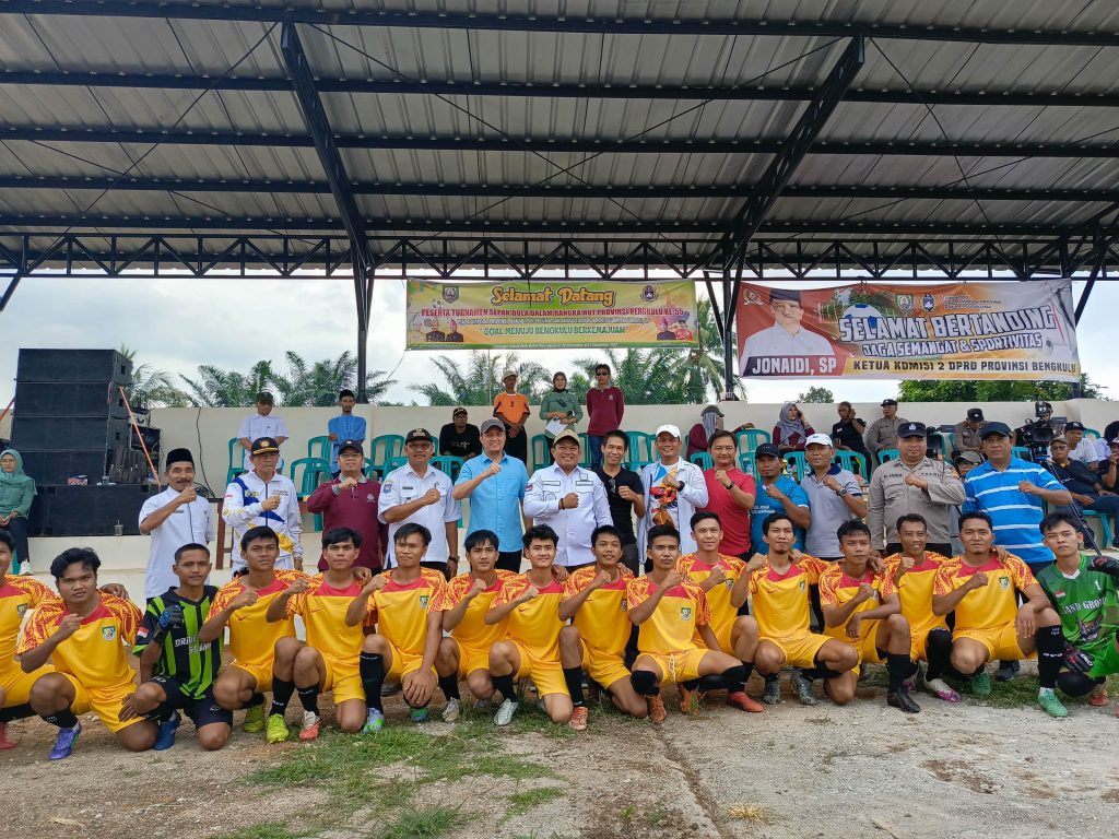 Kadispora Provinsi Bengkulu Buka Turnamen Sepak Bola di Seluma