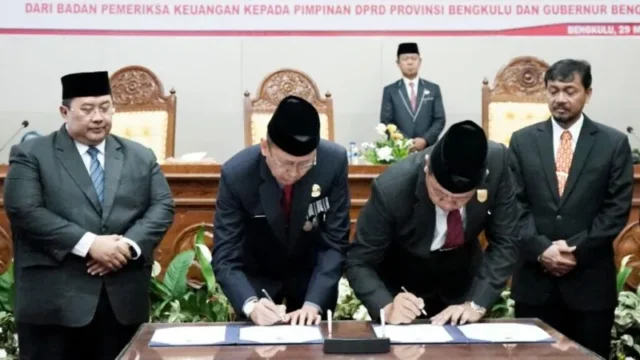 Paripurna Penyampaian Laporan BPK Provinsi Bengkulu