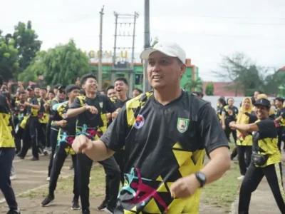 Ribuan Siswa dan Kepala OPD Ikuti Senam Massal HUT ke-56 Provinsi Bengkulu