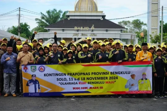 Kontingen PRAPOPNAS Bengkulu Berangkat ke Solo